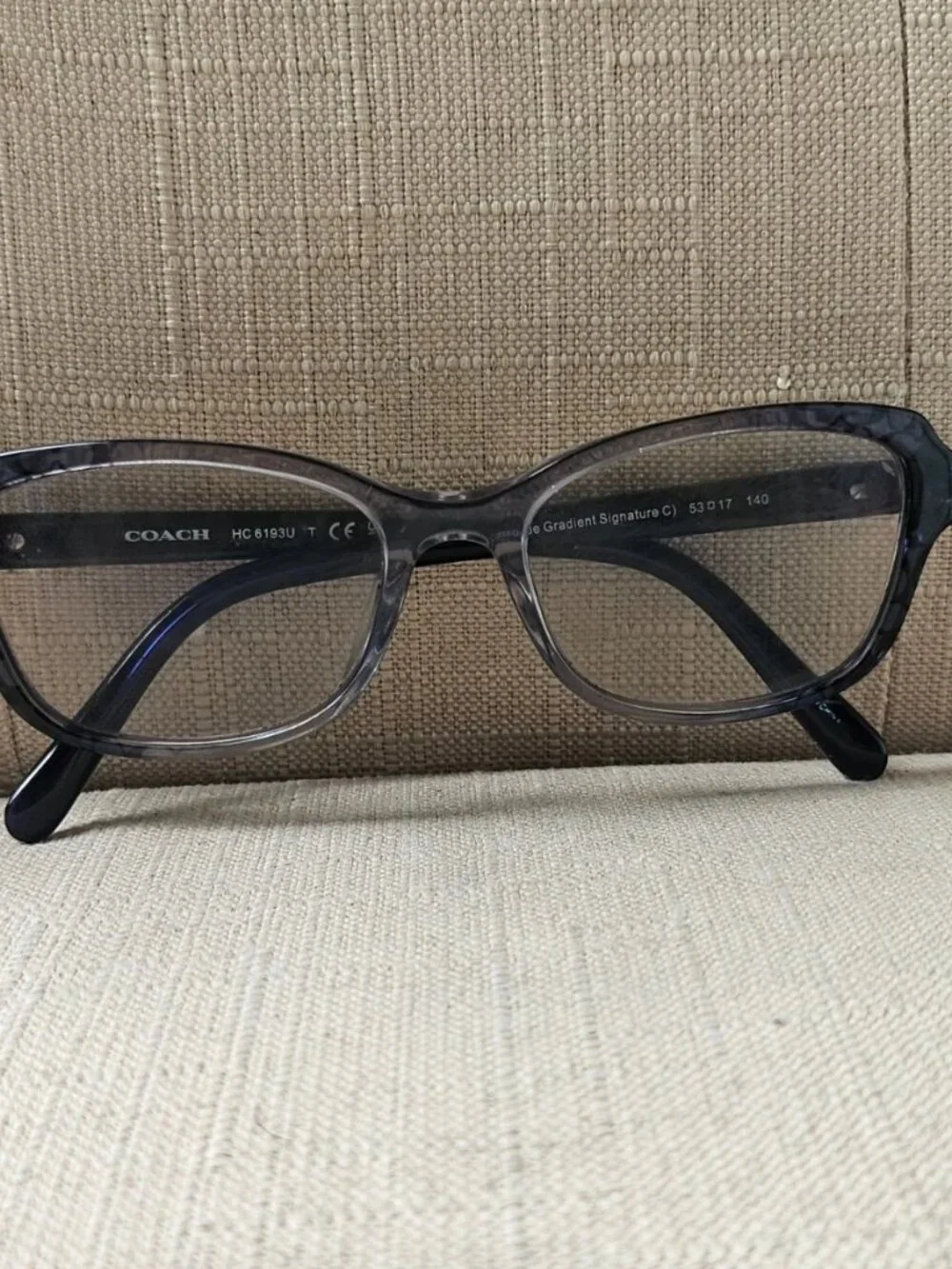 COACH Eyeglasses Frame Blue Gradient Signature C HC6193U Eyewear Glasses Frame